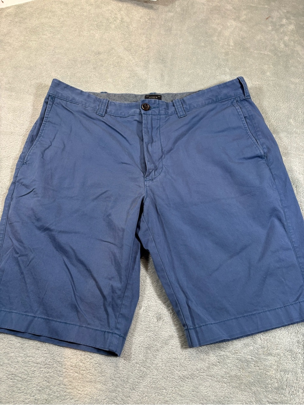 J. Crew Men's Blue Flex Stretch Chino Shorts - Size 33 (10.5" Inseam)